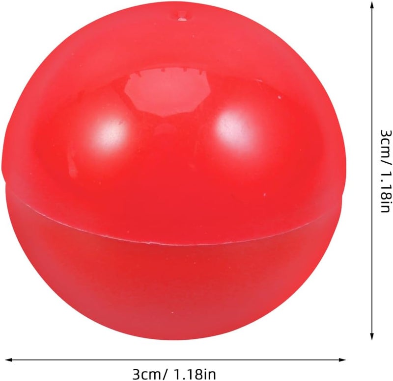 Cabilock 50pcs Plastic Bingo Balls: 3cm Raffle Balls Hollow Game Balls Lost Bingo Ball Replacements Great for Parties - Image 2